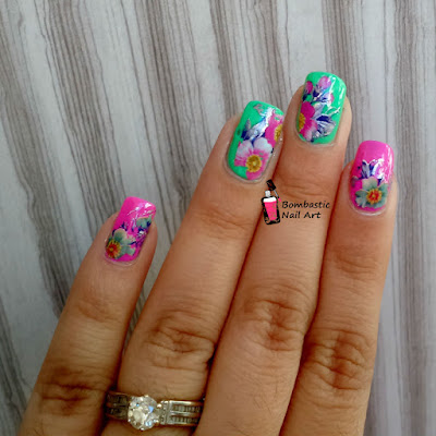 Flower nail art