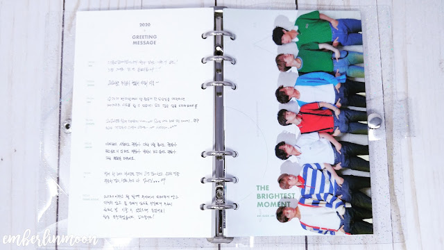 BTS 2020 Season Greetings - Planner Inserts