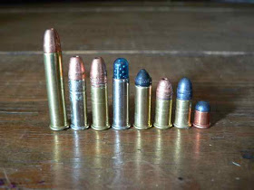 eight different rimfire cartridges