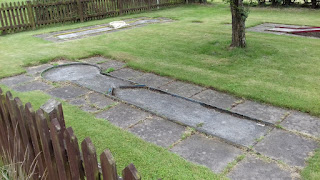 Crazy Golf course at Sutton Farm Cheshire in Sutton Weaver Village