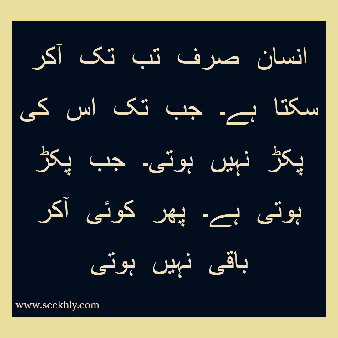 Urdu quotes images on life for happiness - Seekhly - Poetry in Urdu