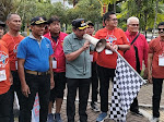 Wawako Padang Maigus Nasir Lepas Peserta Jalan Santai IKASEMPAT