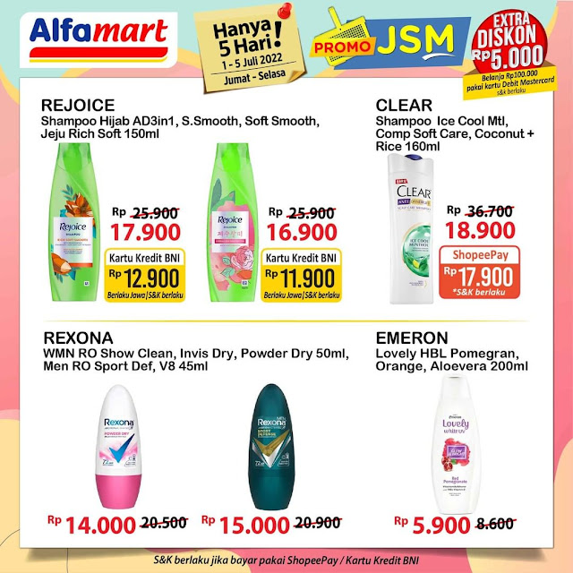 Katalog Promo Alfamart Weekend Periode 01 - 05 Juli 2022