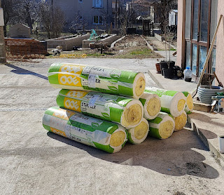 More rolls of insulation