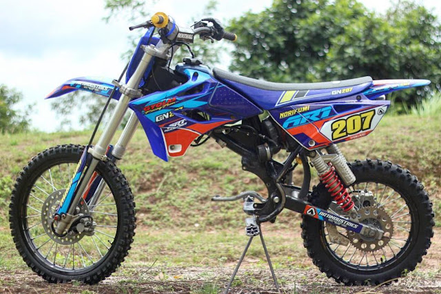 Gambar Modifikasi Trail Jupiter Z Gestrek Costum Decal Artindusutries