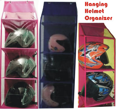 Al Ghifari Collection Hanging Helmet Organizer Rak  Helm 