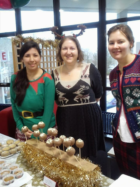 Festive Cake Stall for Charity Christmas Jumper Day