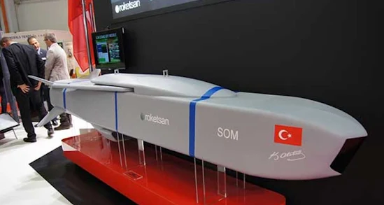 Prototype of Turkey SOM Air-to-Surface Cruise Missile