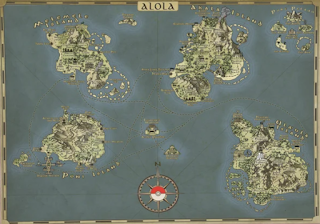 Alola Pokemon Map