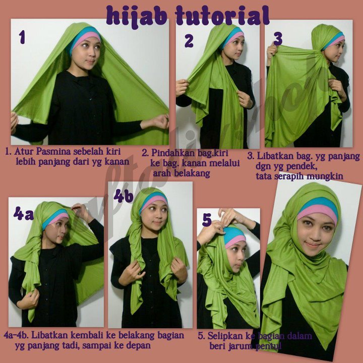 TUTORIAL HIJAB PASHMINA KAOS ~ Tutorial Hijab