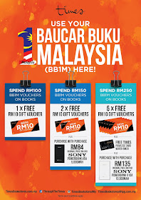 Times Bookstores Baucar Buku 1Malaysia (BB1M) Promotion