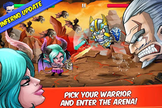  pada kesempatan siang hari ini admin akan membagikan game mod android lagi gaes Tiny Gladiators Mod v1.4.0 Apk Unlimited Gems Android