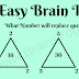 Easy Triangles Math Brain Teaser with Answer