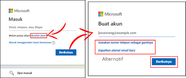 Cara Mudah Membuat Akun Baru Microsoft di PC/HP