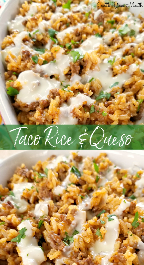 Cheesy Taco Rice - Cooking in the Midwest