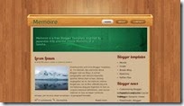 memoire-blogger-template