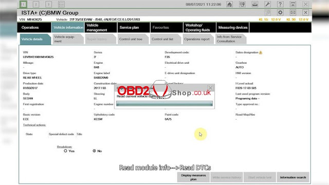 GODIAG V600-BM Diagnostic Test with BMW ISTA-D Software 05