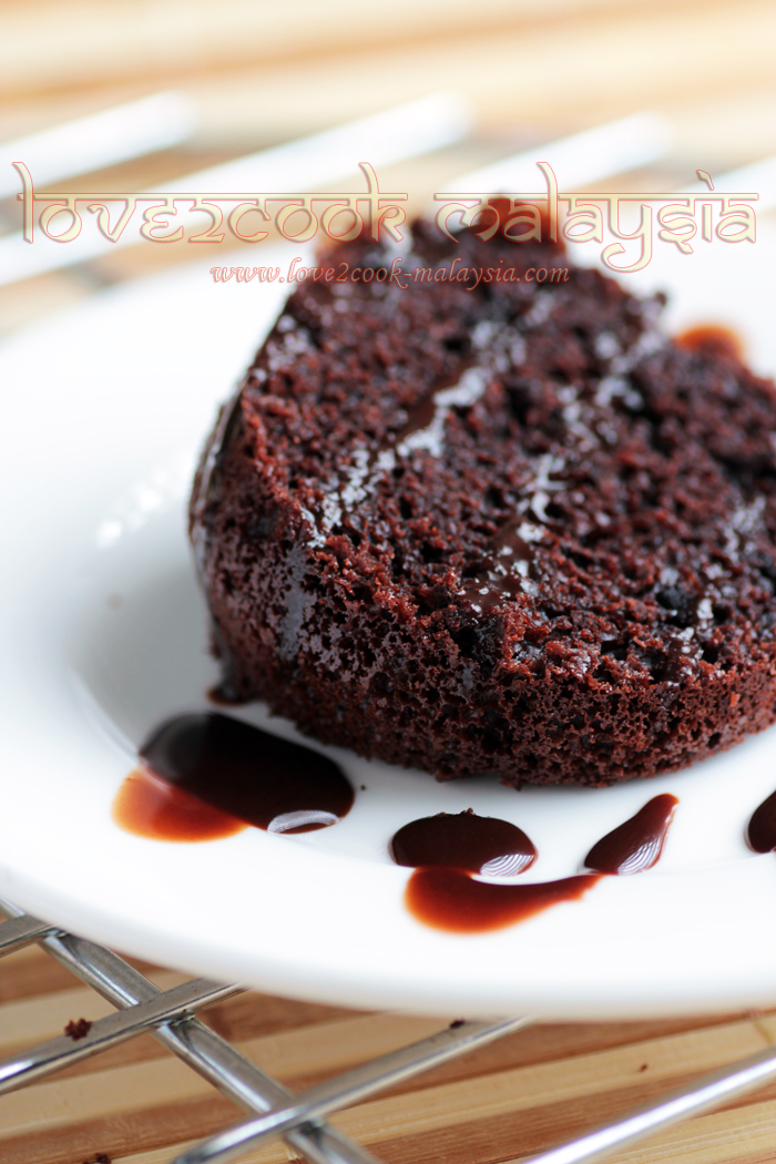 Eggless Condensed Milk Chocolate Cake...♥