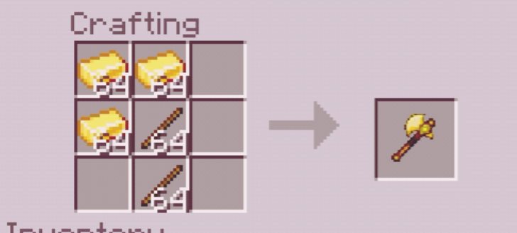 Laser Sword and Golden Axe Addon | Minecraft Addon