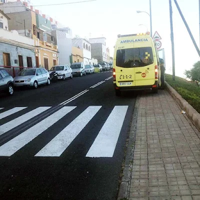 Dos personas han sido atropelladas, una de ellas un menor, en Las Palmas de Gran Canaria. calle Párroco Villar Reina