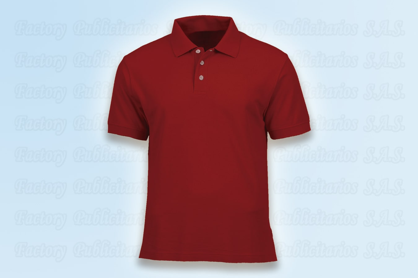 Camisetas polo rojas publicitarias