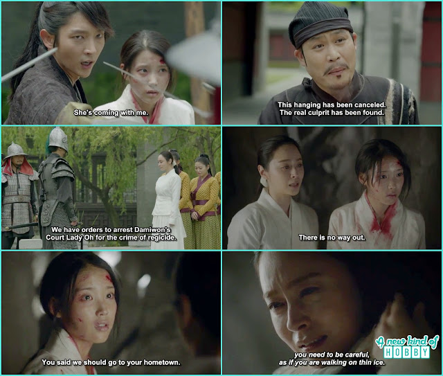  4th Prince came to save Hae Soo and Ji Monk gave the royal order the real culprit is cauht which is non other then royal concubine oh - Moon Lover Scarlet Heart Ryeo - Episode 11 - Review