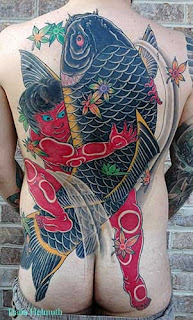 Kintaro Full Back Fish Japanese Tattoo