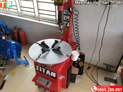 Máy tháo lốp TiTan TP-980 mâm nguyên khối