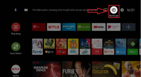Cách hẹn giờ trên tivi Sony Dòng Andoid TV