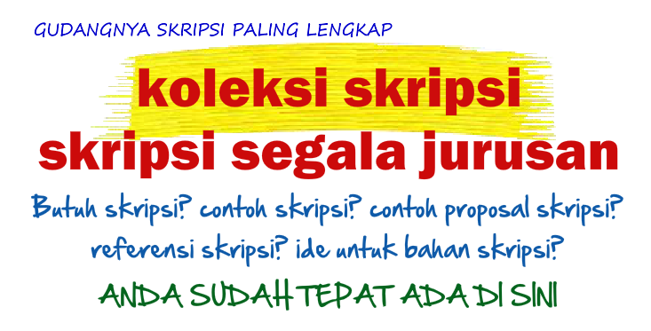 Contoh judul skripsi jurusan informatika