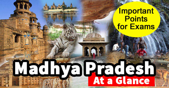 Madhya Pradesh At a Glance - Important Points for Exams