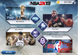  Pada kesempatan ini saya akan membagikan kepada kalian semuanya wacana sebuah permainan  NBA 2K19 APK MOD Android 52.0.1 UPDATE 2019 (Unlimited Money)