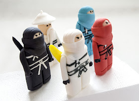 Ninjago figures fondant