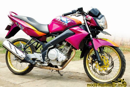 modifikasi motor Vixion