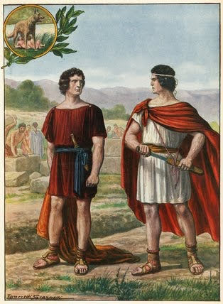 Founding of Rome 753 π.Χ. ο Ρωμύλος ιδρύει τη Ρώμη