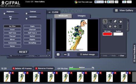 Crear imagenes gif de forma gratuita, GifPal