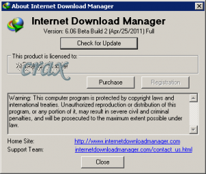 Internet Download Manager v6.06 CracK