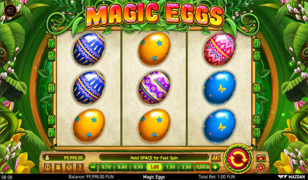 Main Gratis Slot Indonesia - Magic Eggs Wazdan