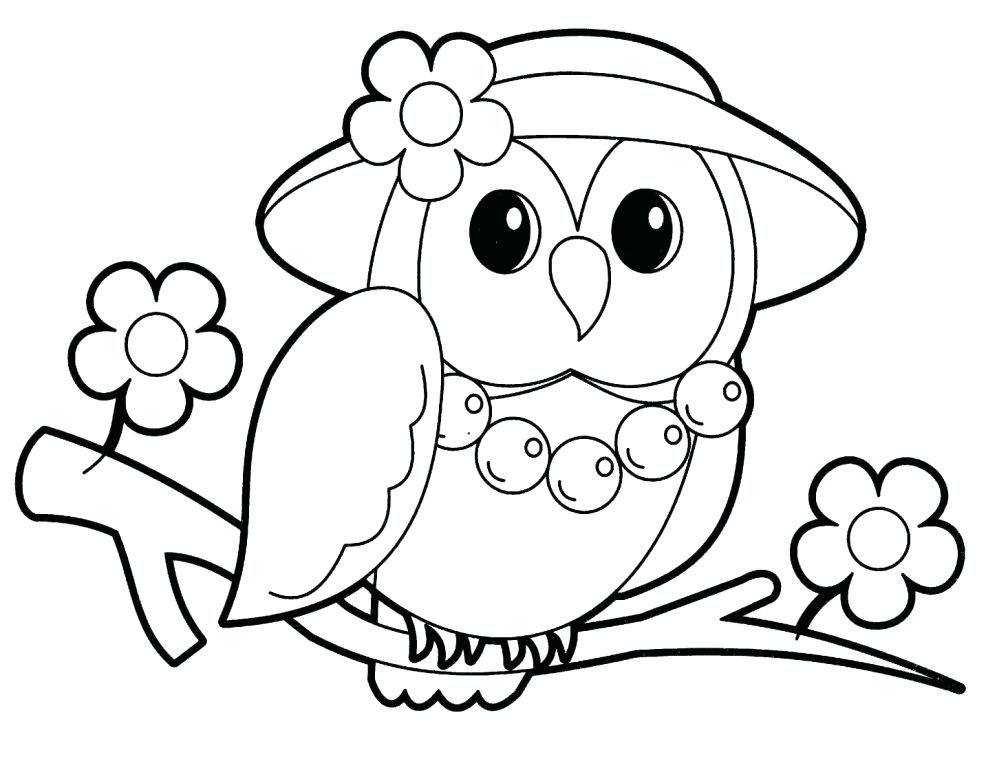 beautiful animals coloring page