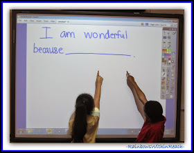 "I am wonderful because................" Response to "You're Wonderful" by Debbie Clement 