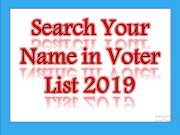 Find Your Name in Voter List 2019