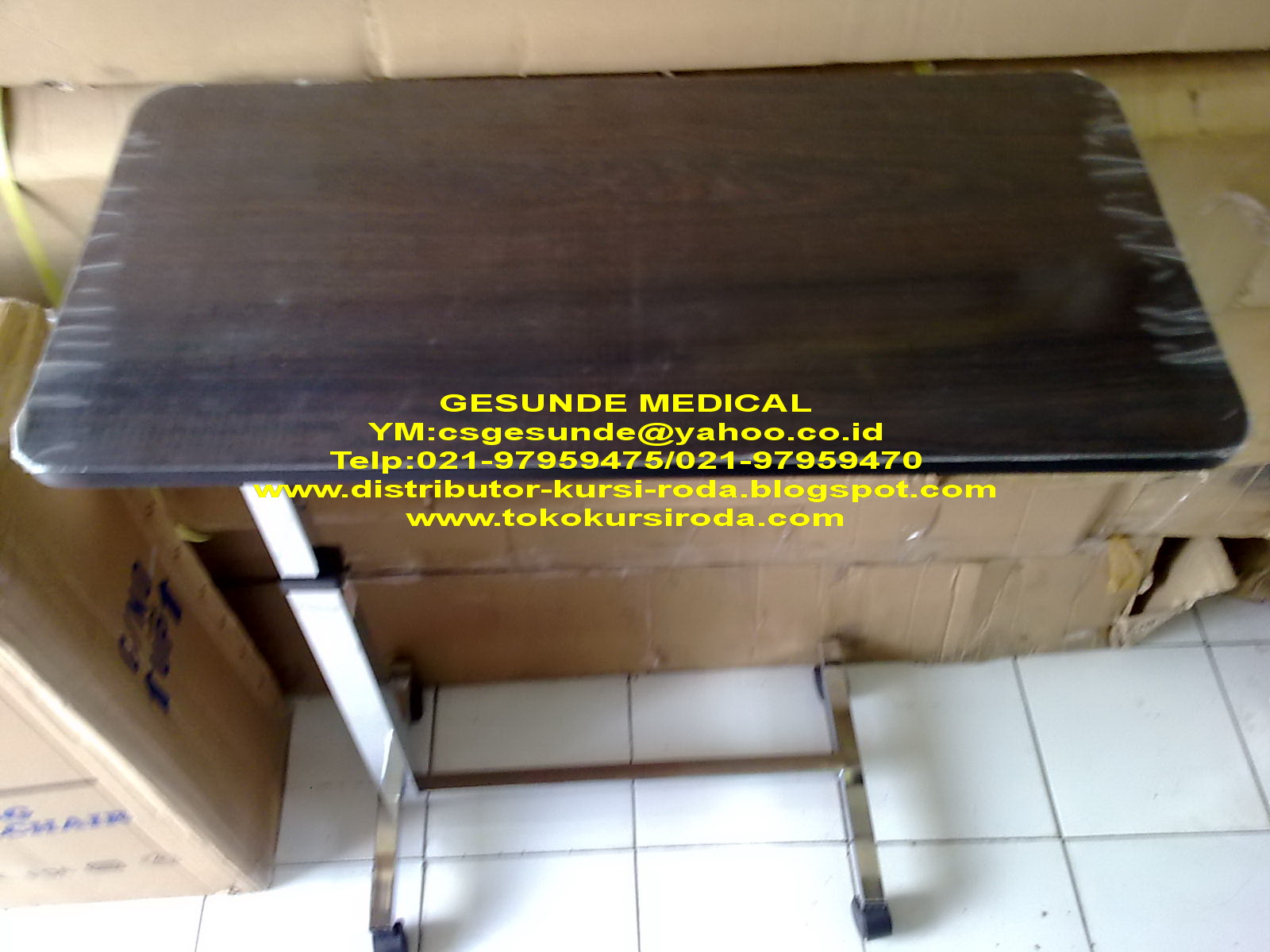 Jual Overbed Table Meja  Makan  Untuk Tempat Tidur Rumah 