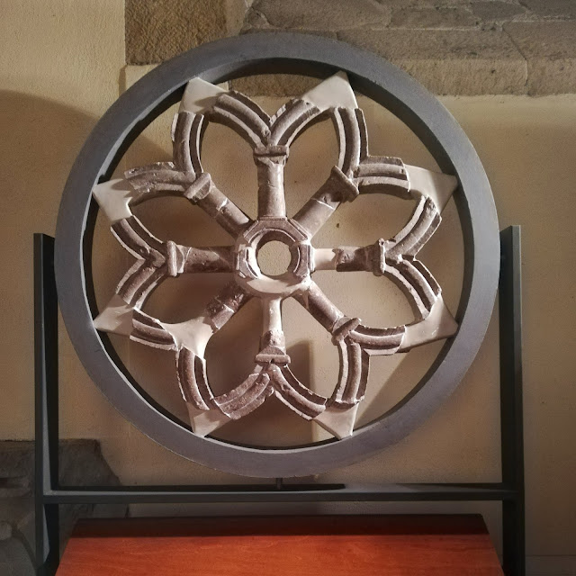 Rose-window of the chapel in Frederick II's castle of Lagopesole