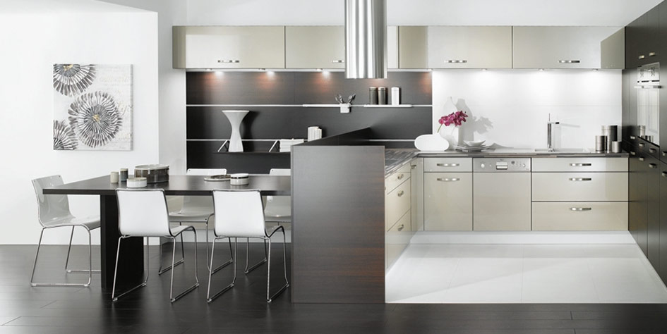 black and white kitchen | Best Modern Furniture Design Directory Blog