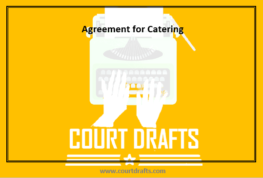 Agreement for Catering