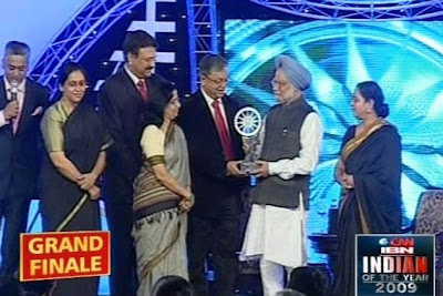 The Winners of Indian of the Year 2009
