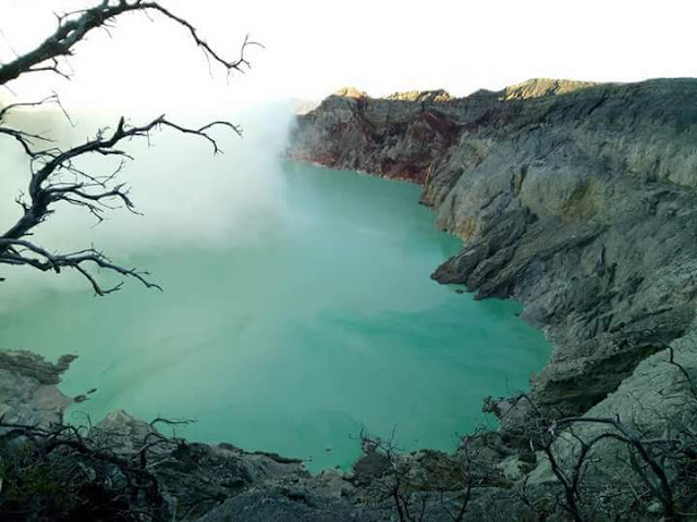 Cable car di Kawah Ijen.