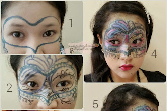 #Product Review, #My Design & DIY : Thinking about Masquarade Painting Face? I have some suggestions for you and I am running on a Competition at Cheras Leisure Mall, VOTE for me for the Grand Finale ! :)