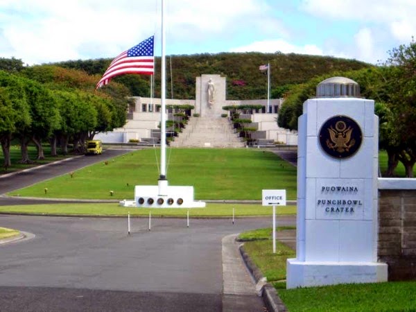 Punchbowl memorial distant