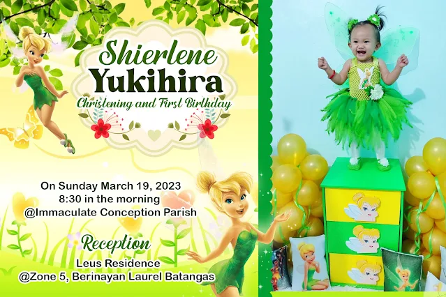 Best Tinkerbell Invitation Layout for Birthday